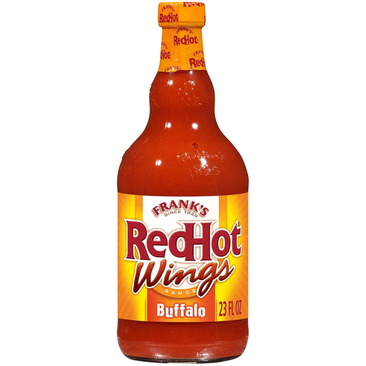 Frank's-RedHot-Wings-Sauce,-Buffalo,-Ready-To-Use,-Shake-or-Pour-Over-Wings,-Sandwiches,-1932
