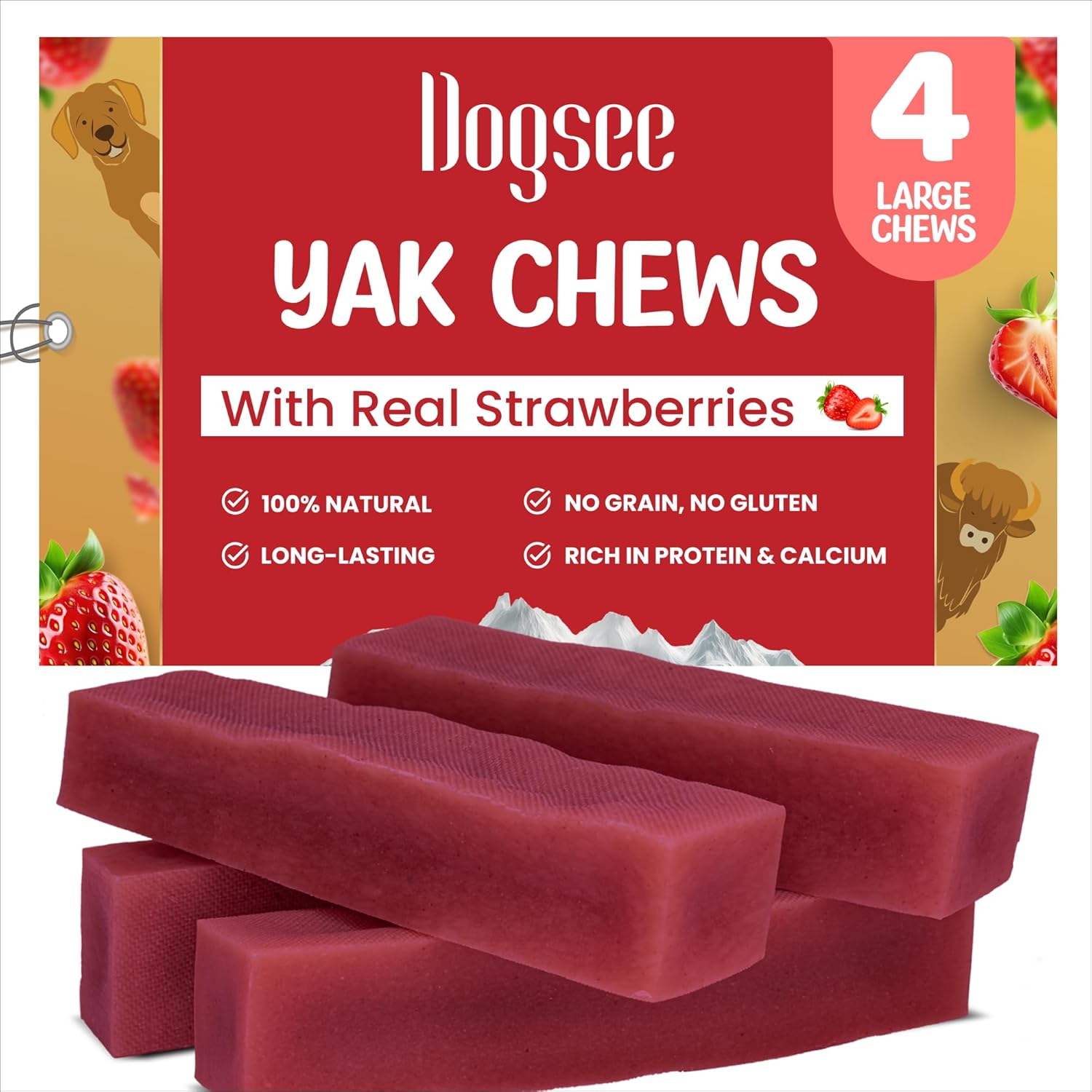Dogsee-Himalayan-Yak-Cheese-Dog-Chews-with-Strawberry-(Large---4-|-1037