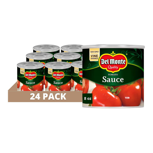 Del-Monte-Canned-Tomato-Sauce,-8-oz-(Pack-of-24-Cans)---849
