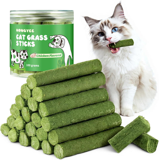 20Pcs-Cat-Grass-Stick-Snacks-(100g),-Freeze-Dried-Snacks,-Catnip,-for-Cat-Dental-Care-373