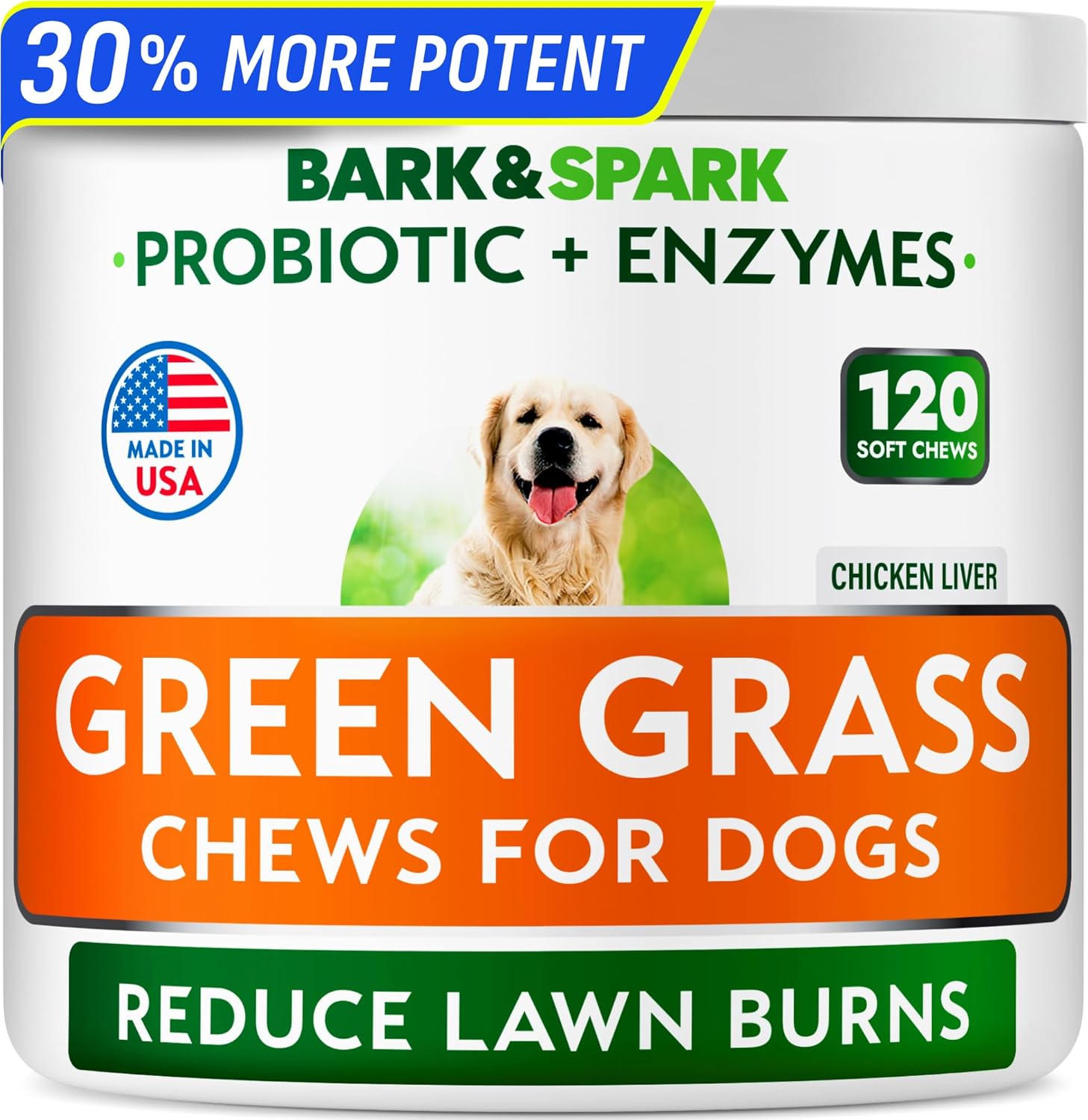 BARK&SPARK-Green-Grass-Chews---Dog-Pee-Grass-Spot-Saver-Caused-Dog-399