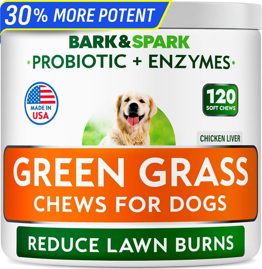 BARK&SPARK-Green-Grass-Chews---Dog-Pee-Grass-Spot-Saver-Caused-Dog-399