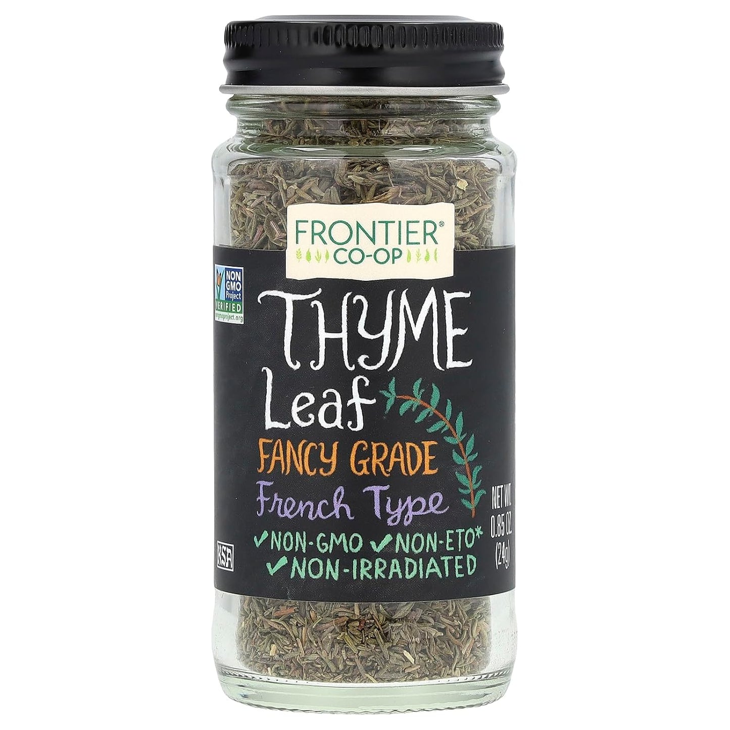 Frontier-Thyme-Leaf-Cut-and-Sifted,-0.85-Ounce-Bottle---------1575
