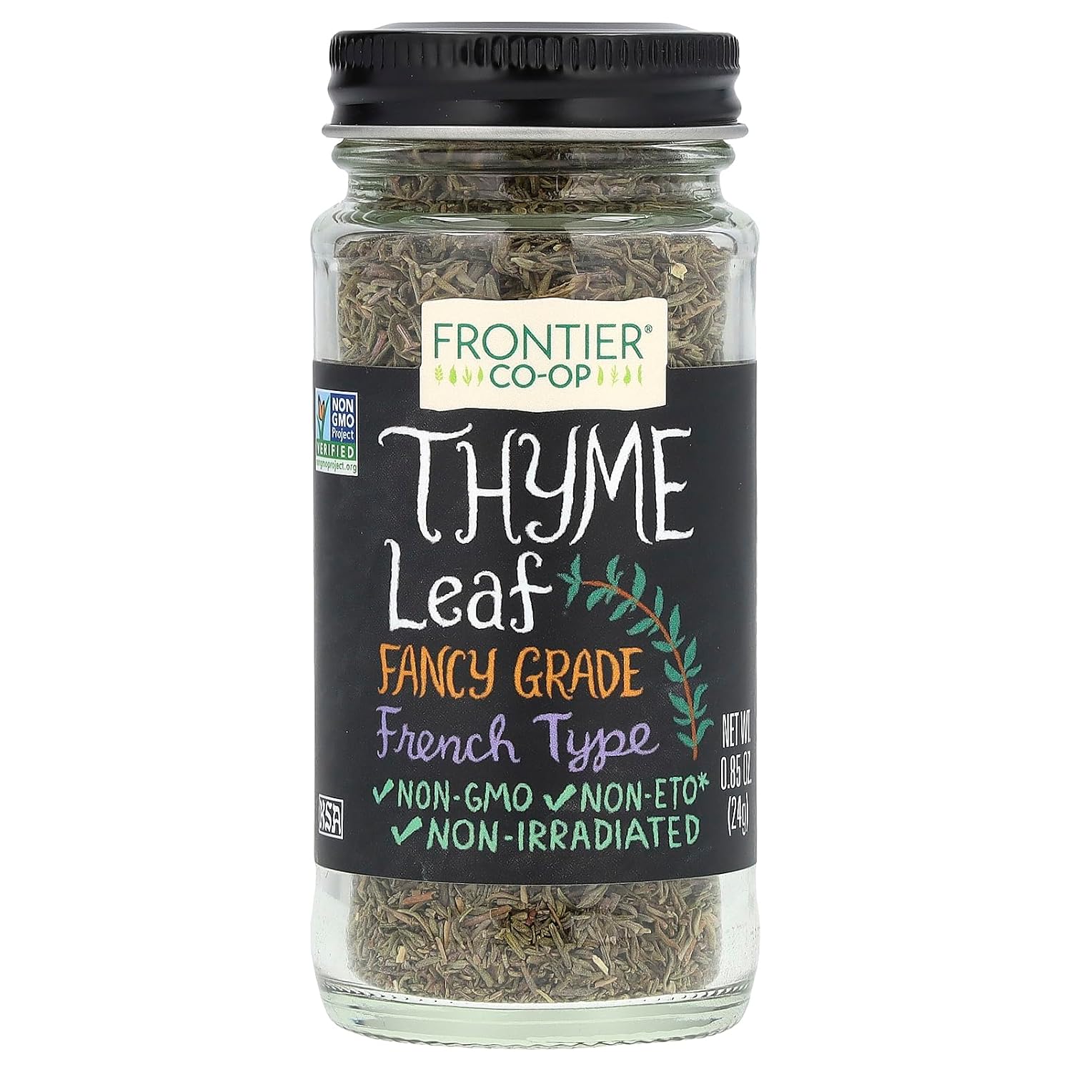Frontier-Thyme-Leaf-Cut-and-Sifted,-0.85-Ounce-Bottle---------1575