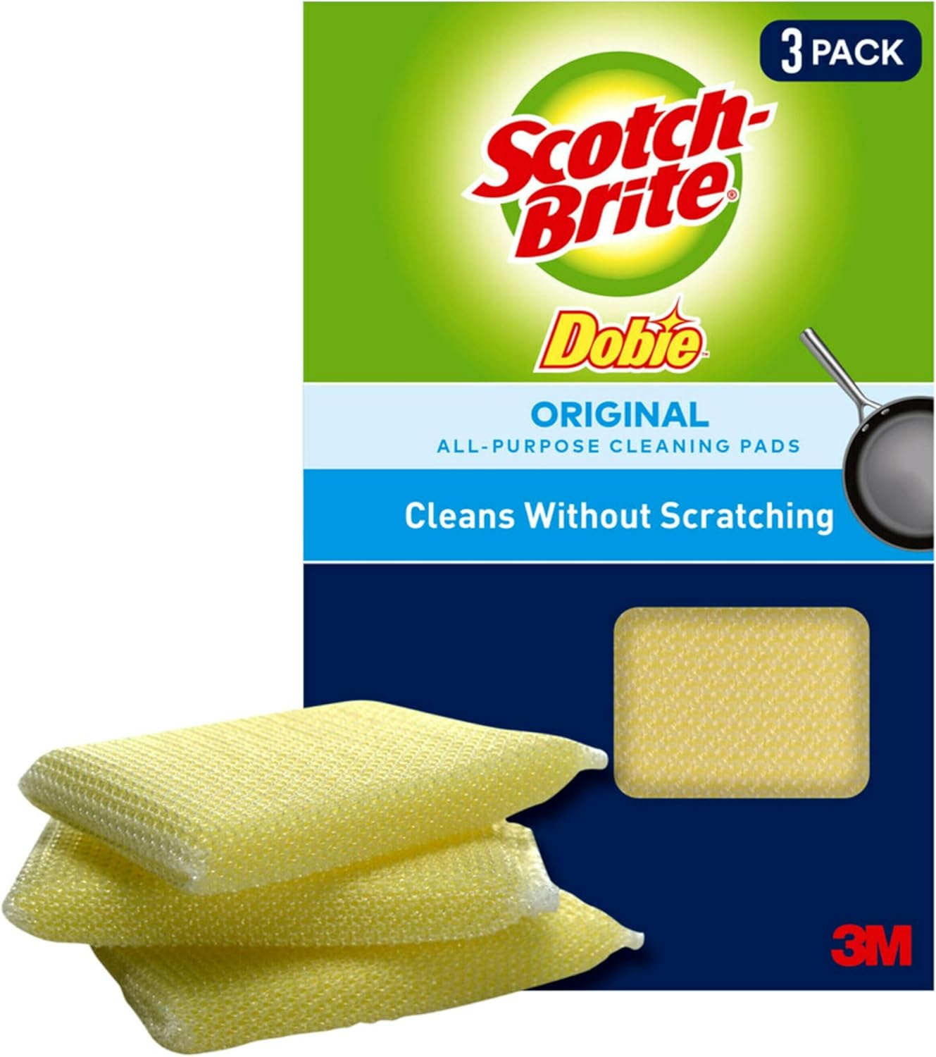 3M-Scotch-Brite-Dobie,-1-Pad-each-(Value-Pack-of-6)-4072