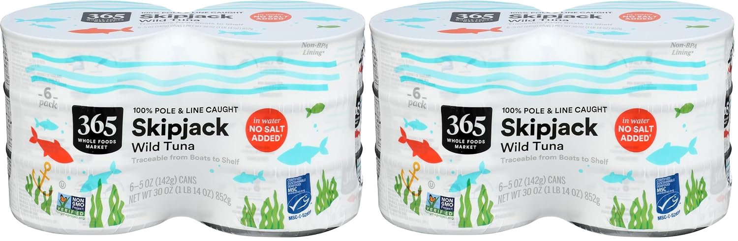 365-by-Whole-Foods-Market,-Skipjack-Tuna-in-Water-No-Salt-Added,-30-585