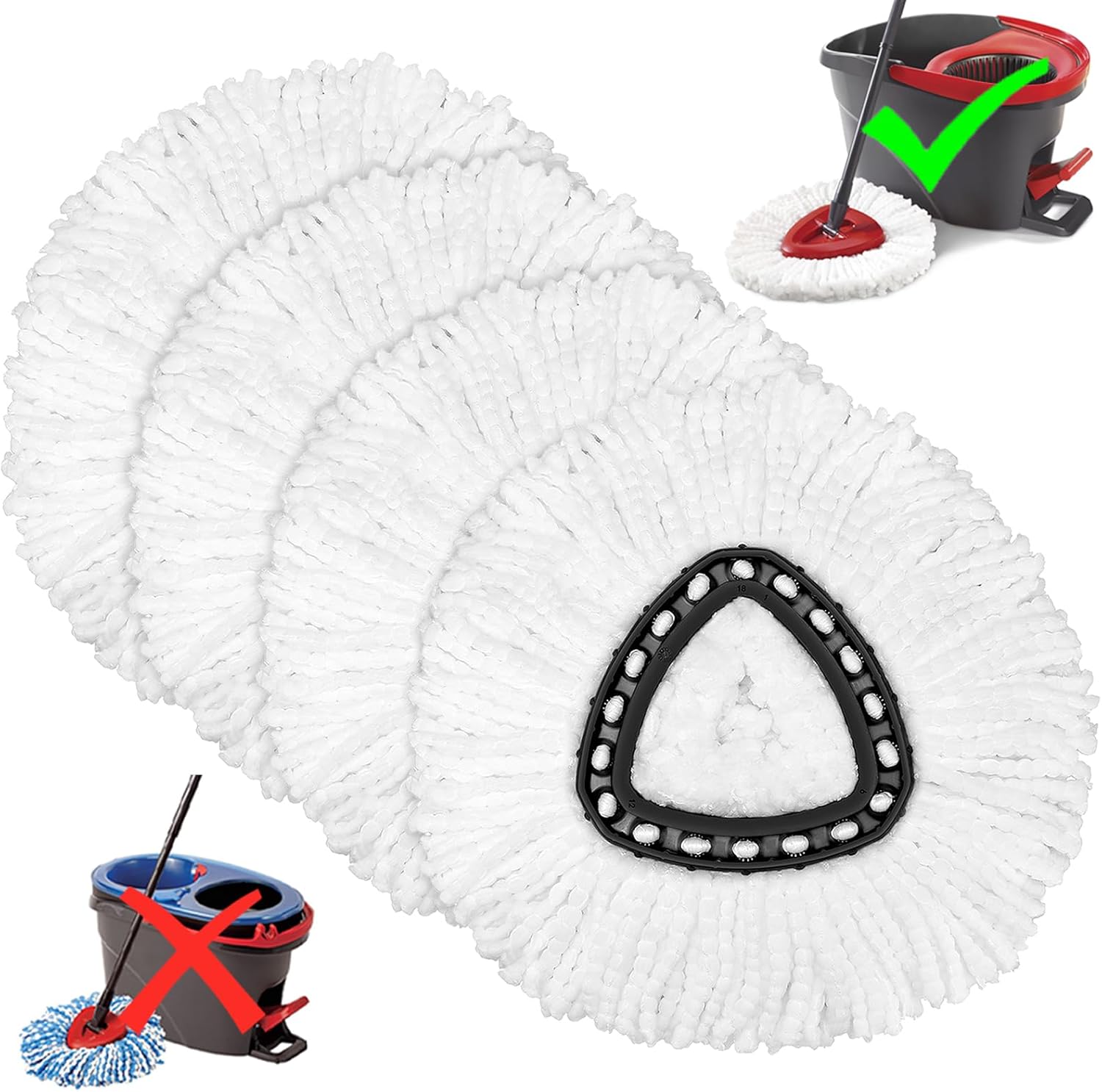 4-Pack-Mop-Heads-Replacements-for-O-Ceda-Easy-Wrin-Spin-System,-Microfiber-Refills,-Easy-Cleaning-2107
