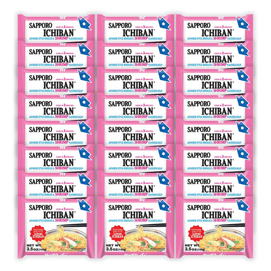 [SAPPORO-ICHIBAN]-Fideos-Ramen,-sabor-a-camarón,-fideos-instantáneos-japoneses--de-369