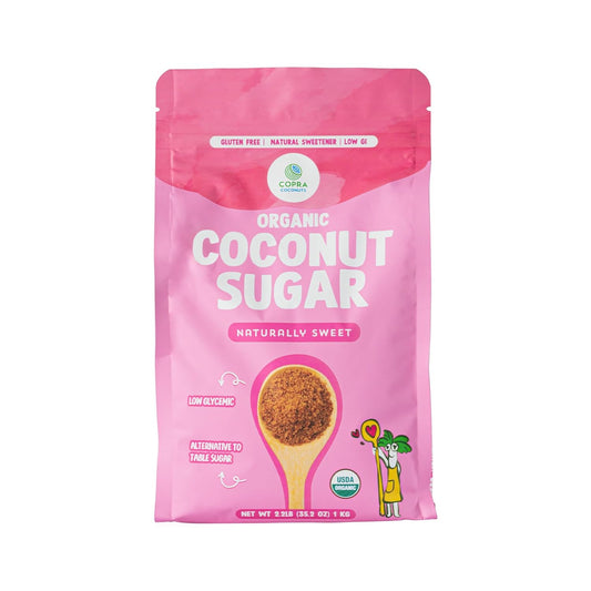 Copra-Organic-Coconut-Sugar,-Certified-Organic,-Natural-Sweetener,-Sugar-Alternative,-Unrefined-Sugar,-Glycemic,---155