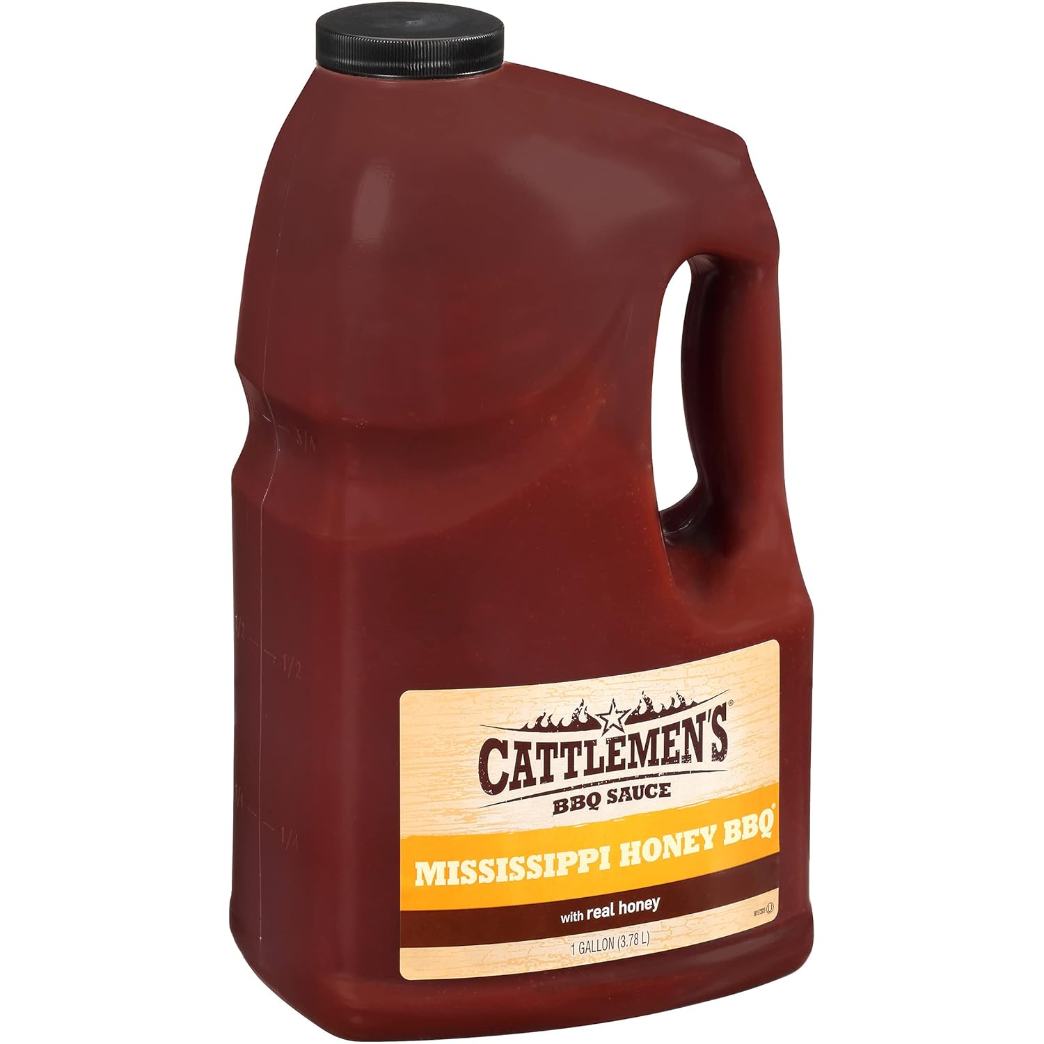 Cattlemen's-Mississippi-Honey-BBQ-Sauce,-1-gal---One-Gallon-Bulk-Container-1221