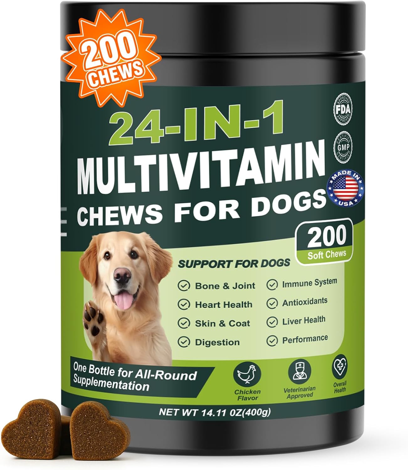 24-in-1-Dog-Vitamins-and-Supplements-200-Ct-Multivitamin-for-Dogs-Chewable-Glucosamine-308