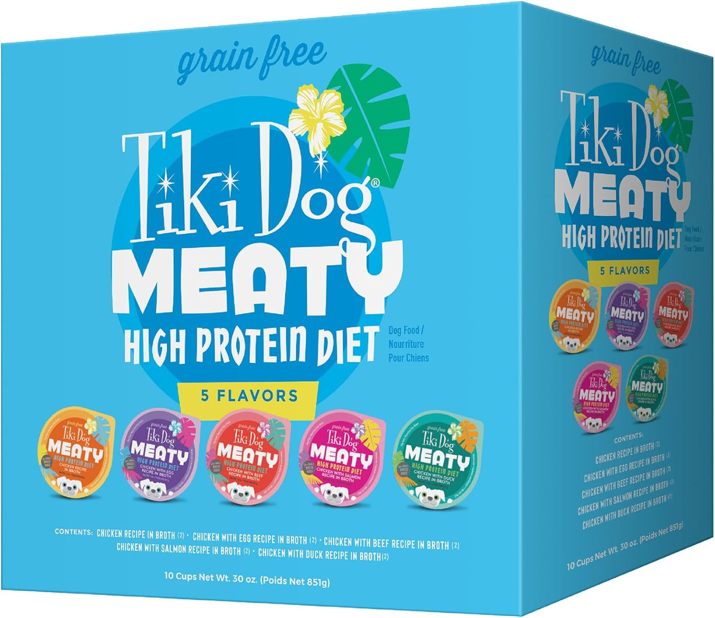 Tiki-Dog-Meaty---Alimento-húmedo-para-perros,-paquete-2510