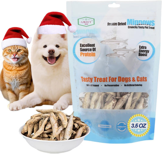 Amzey-3.5oz-Minnows-Dog-Treats---Freeze-Dried-Minnows-Cat-Treats---High-1627