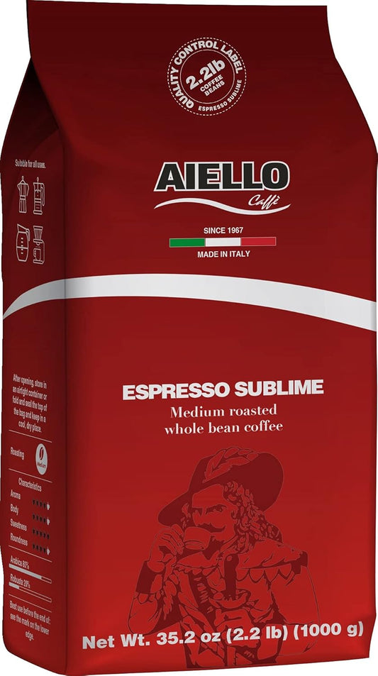Aiello-Caffe---Granos-de-café-expreso-italiano,-bolsa-de-2.2-café1060