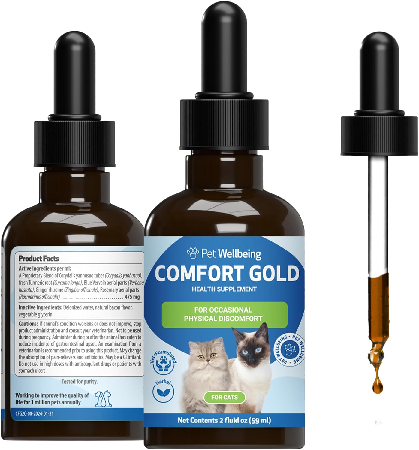 Pet-Wellbeing-Comfort-Gold-for-Cats---Physical-Comfort-&-Circulation,-2-oz-482