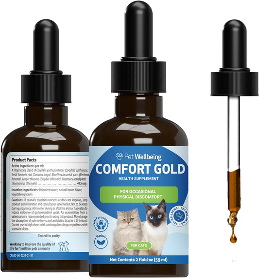 Pet-Wellbeing-Comfort-Gold-for-Cats---Physical-Comfort-&-Circulation,-2-oz-482