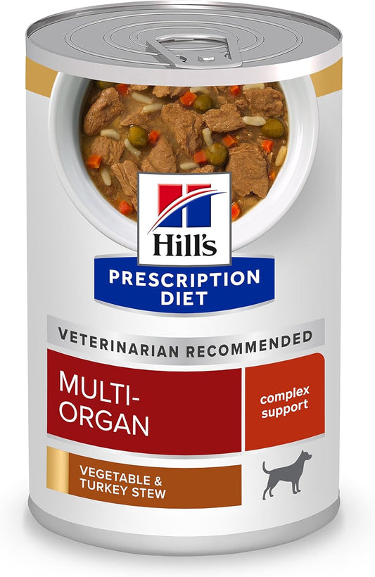 Hill's-Prescription-Diet-Multi-Organ-Support-Turkey-&-Vegetable-Stew-Wet-Dog-Food,-12-1316