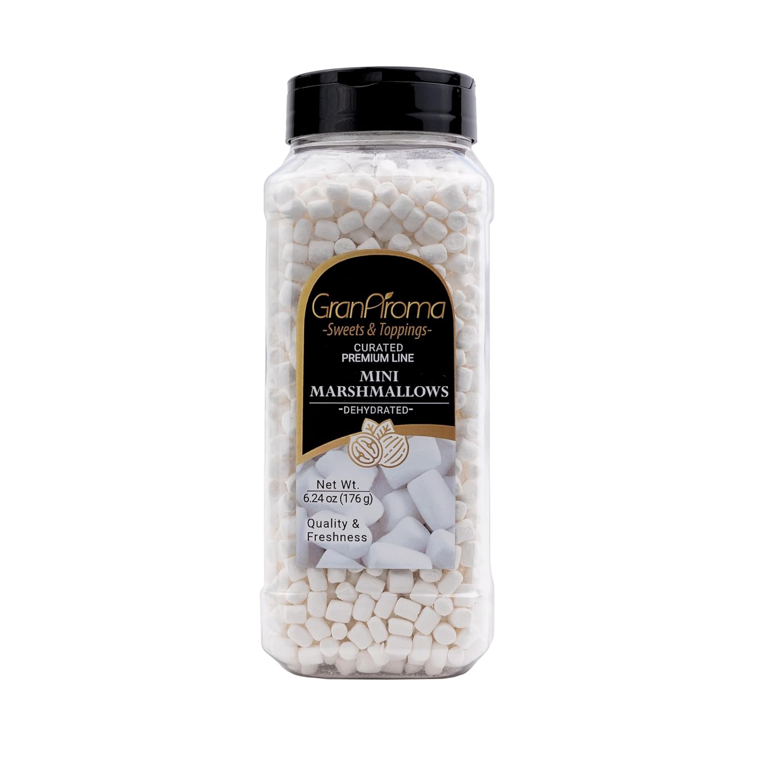 GranAroma-Dehydrated-Marshmallows,-Crunchy,-Perfect-for-Hot-Cocoa,-Cereal-Topping,-Baking,-and-(6.24---700