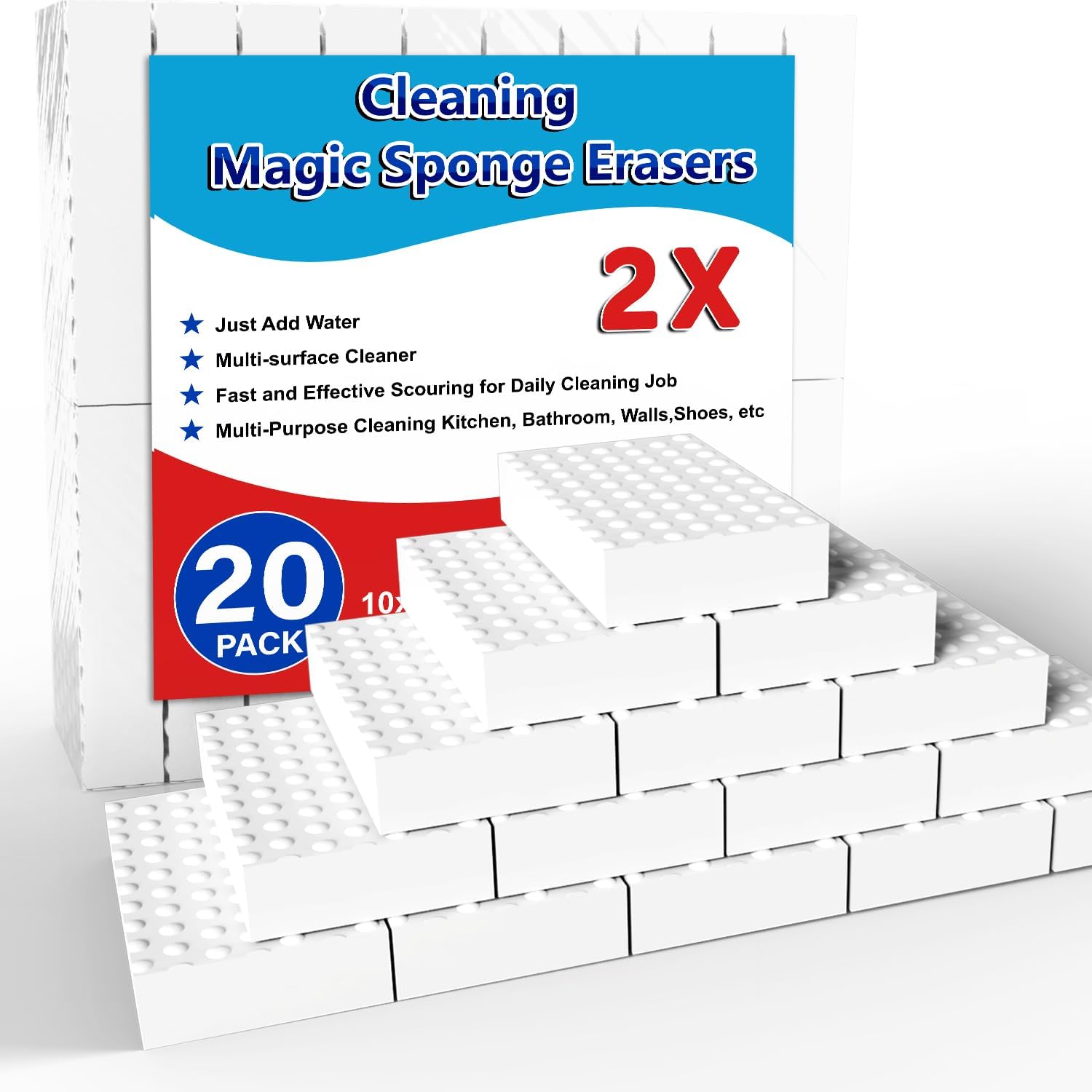 SmilinFit-Magic-Sponge-Erasers,-20-Pack-2X-Density-Stronger-Melamine-Sponge-Foam-Pads,-Multi-Functional-Household-1731