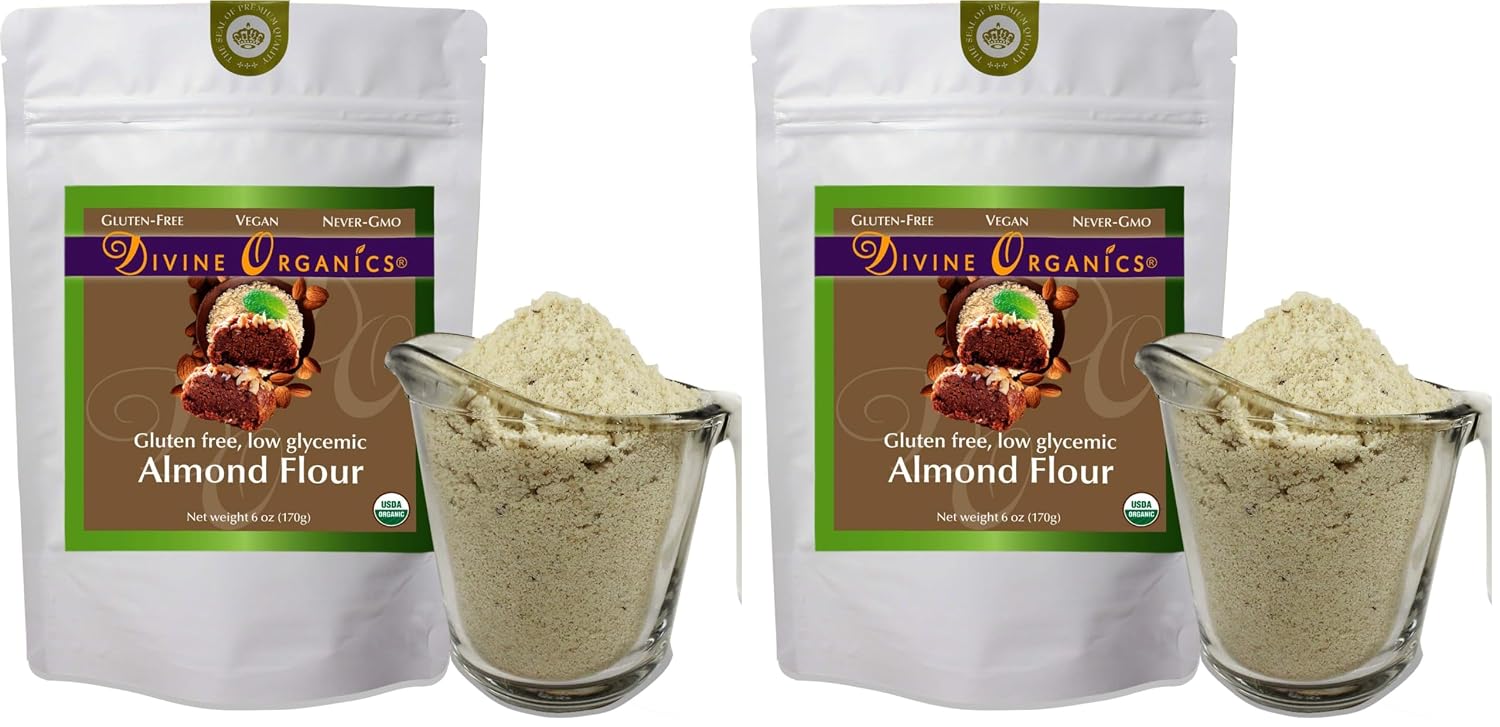 6-oz-Organic-Almond-Flour-Powdered-Gluten-Free-Low-Glycemic-Non-GMO-by-167