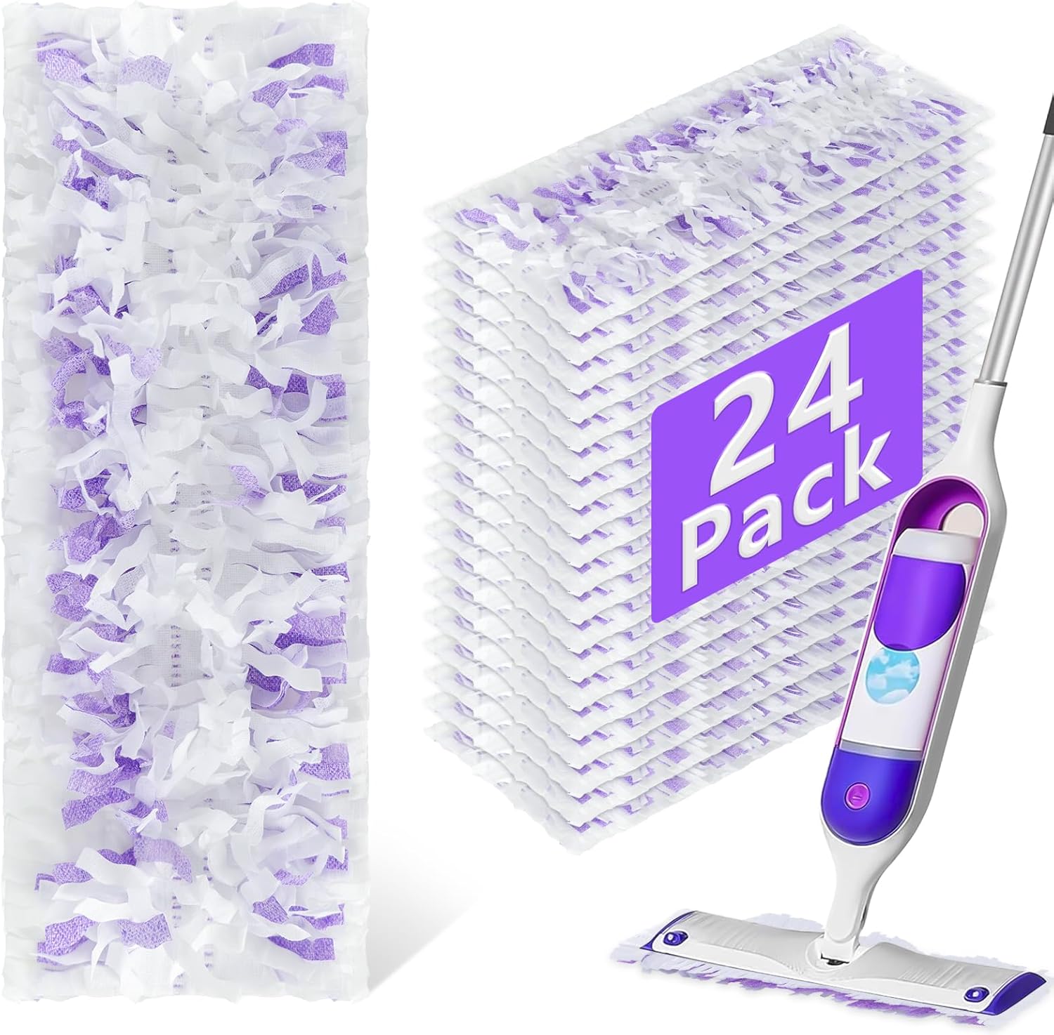 24-Pack-Disposable-Power-Mop-Refills-Pads,Swifter-Wet-Pads-Refill,Disposable-3028