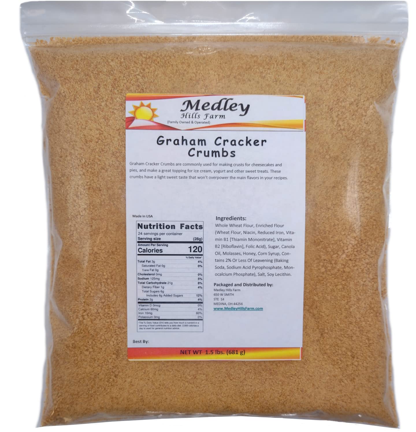 Medley-Hills-Farm-Graham-cracker-crumbs---in-Resealable-Bag----1.5-lbs---214
