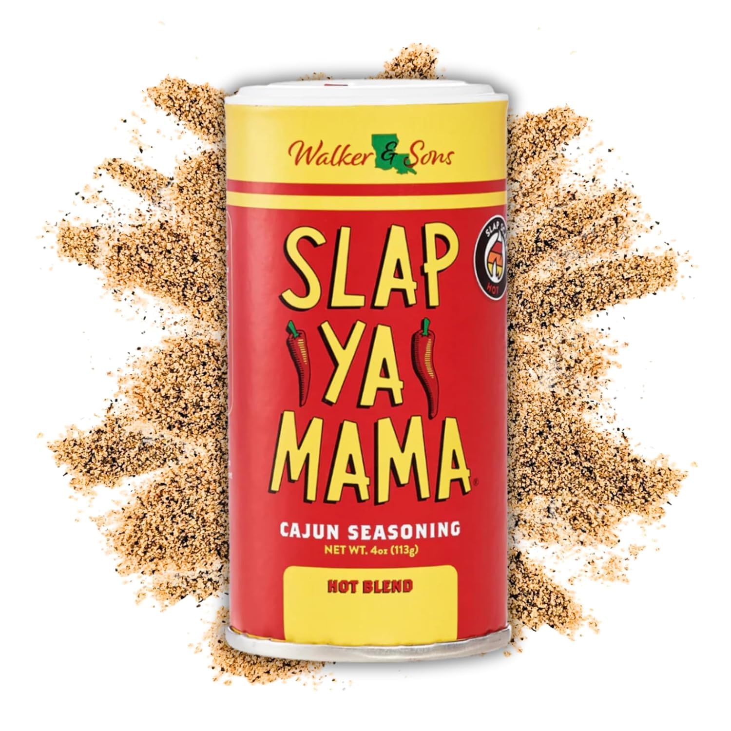 Slap-ya-Mama-mezcla-condimento-Cajun,-picante,-4-onzas-----1946