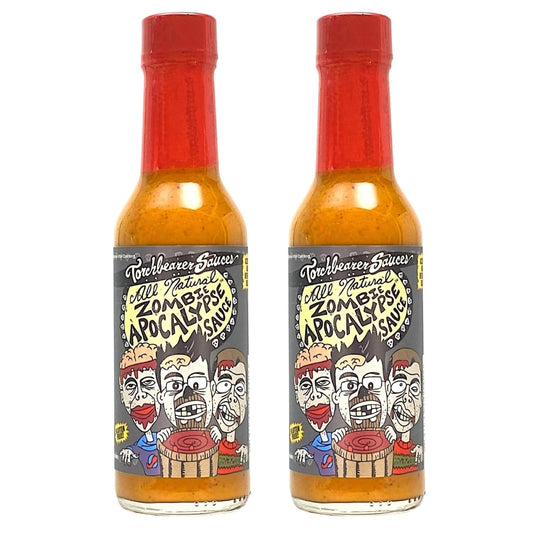 Torchbearer-Sauces-Zombie-Apocalypse-Ghost-Chili-Hot-Sauce,-5oz-(2-Pack)-Ghost-413
