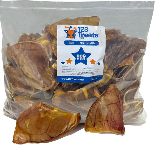 123-Treats---100-Pack-Natural-Pig-Ears-for-Dogs-|-Long-Pork-382