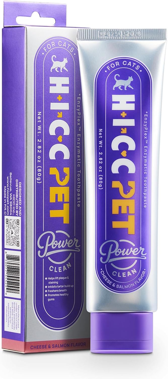 HICC-PET-Power-Clean-4-Enzymatic-Cat-Toothpaste-|-Cheese-&-Salmon-Flavor-|-551