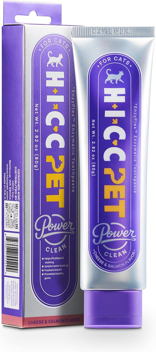 HICC-PET-Power-Clean-4-Enzymatic-Cat-Toothpaste-|-Cheese-&-Salmon-Flavor-|-551