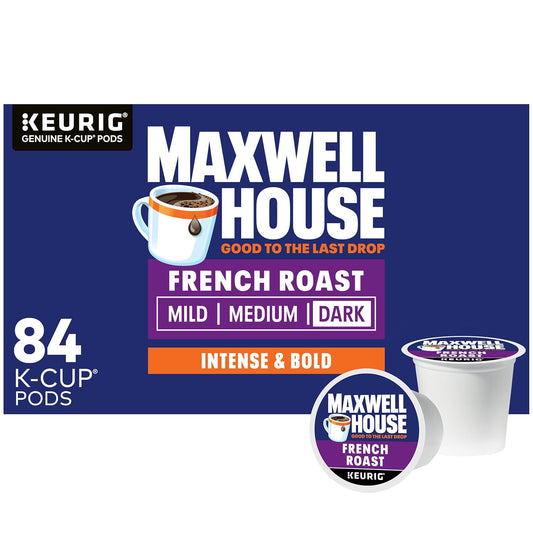 Maxwell-House-French-Roast-Dark-Roast-K-Cup-Coffee-Pods,-84-ct-Box---2634
