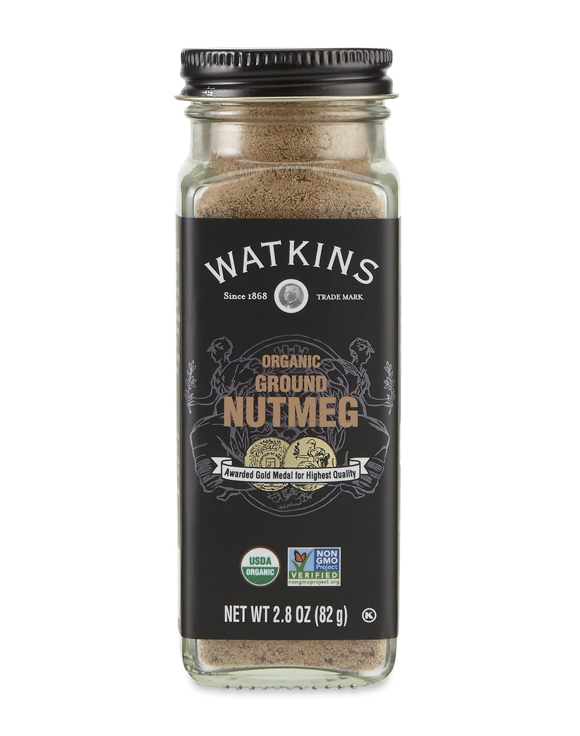 Watkins-Gourmet-Organic-Spice-Jar,-Ground-Nutmeg,-2-8-Ounce-----1487