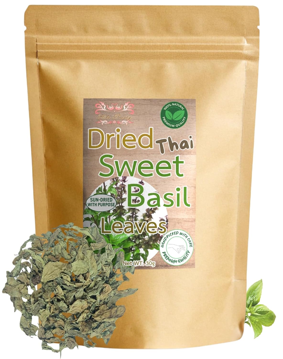 Hida-Beauty-Dried-Thai-Sweet-Basil-Leaves-30g-Perfect-Whole-Leaves-for-510