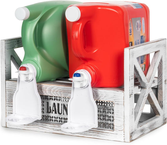 Laundry-Detergent-Holder-with-Drip-Tray-Catcher---Wooden-Farmhouse-341