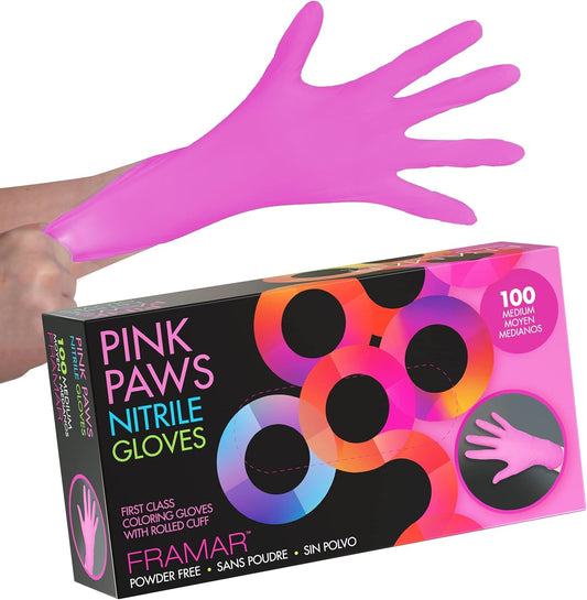 FRAMAR-Pink-Gloves-Disposable-Latex-Free-–-Pink-Nitrile-Gloves-Medium,-Latex-Free-Glove-Medium,-1480