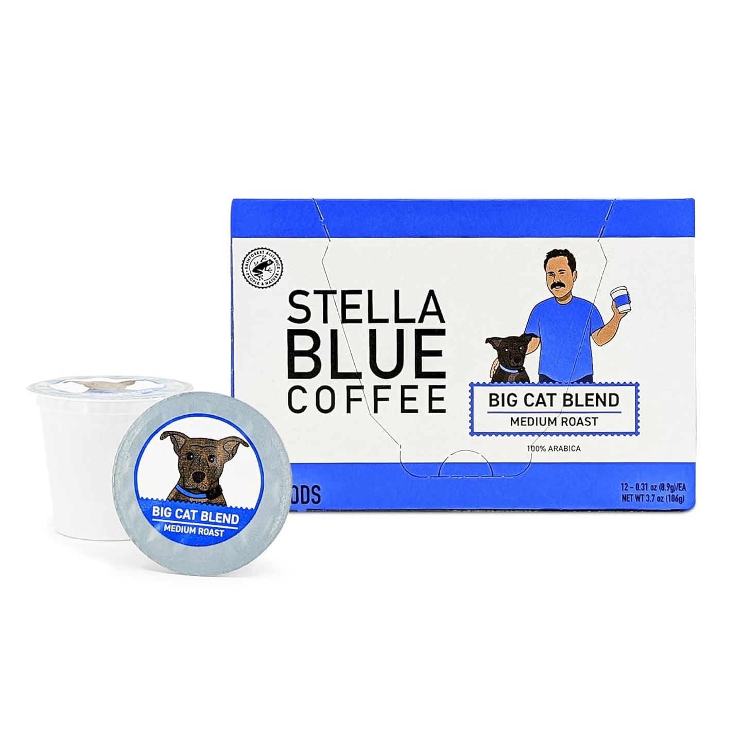 Stella-Blue-Coffee-Pods,-Big-Cat-Blend,-Medium-Roast-Caramel-Hazelnut,-Fruity-Notes-2034