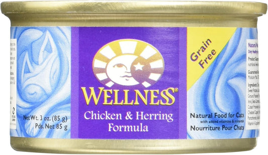 Wellness-Chicken-and-Herring-Formula-Cat-Food-6-Cans-3-Oz-Each------55