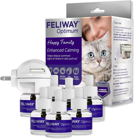 FELIWAY-Optimum-Cat-Calming-Diffuser-Kit-and-6-Pack-Refill-–-Advanced-Support-1370