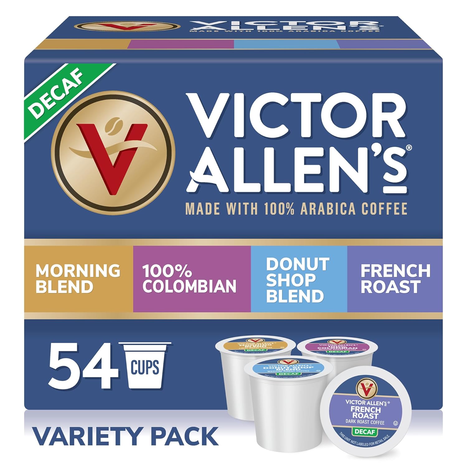 Victor-Allen's-Coffee-Decaf-Variety-Pack,-54-4024