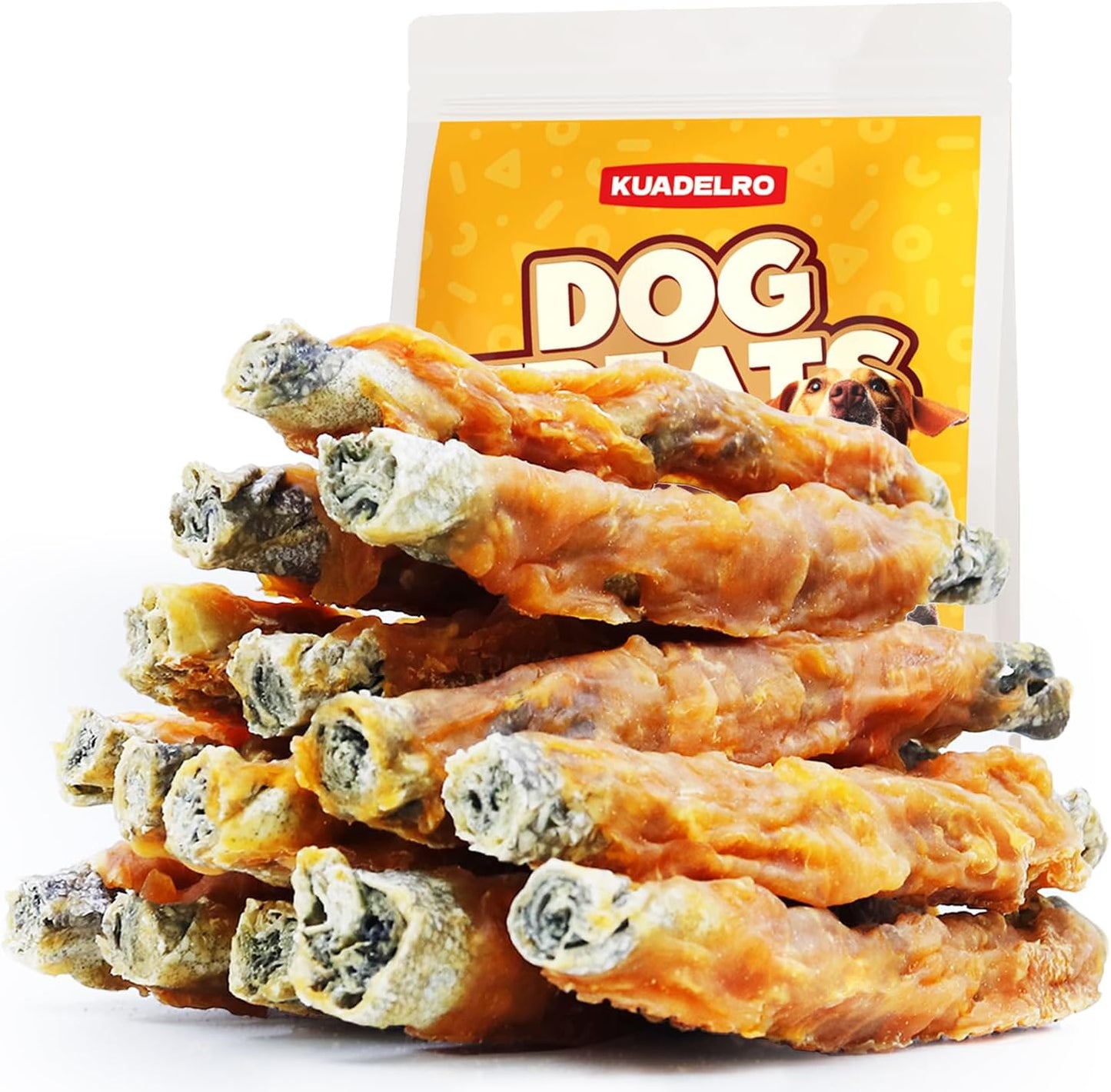 Chicken-Wrapped-Cod-Skin-Dog-Treats,-High-Protein-Chicken-Jerky-Chews-Long-Lasting-1710