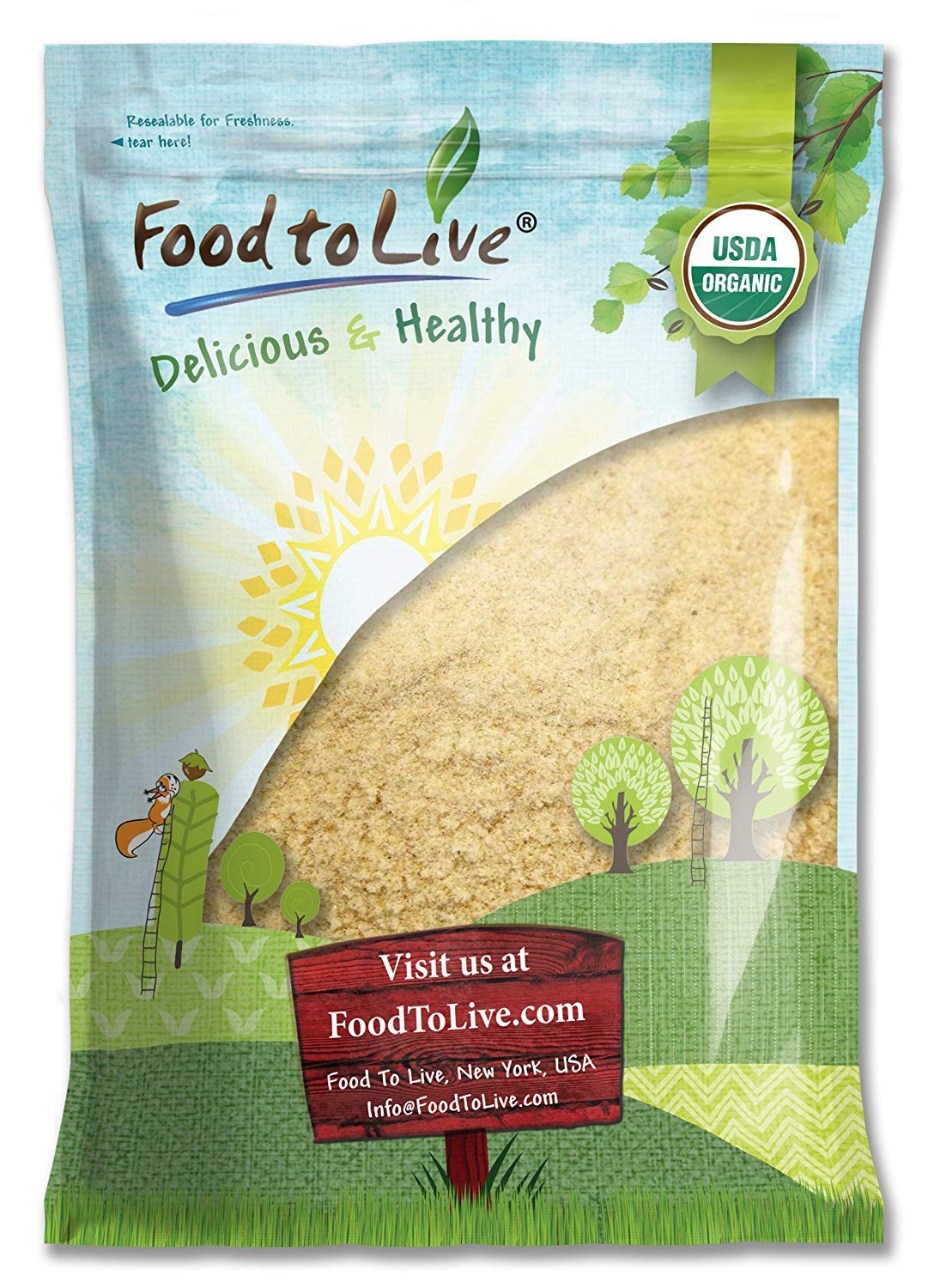 Food-to-Live-Organic-KAMUT-Khorasan-Wheat-Flour,-10-Pounds-Stone-Ground-291