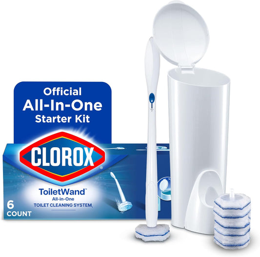 Clorox-ToiletWand-Toilet-Cleaning-Kit,-ToiletWand,-Caddy-and-6-Refills,-Pack-of-6-(Pack-May-2139