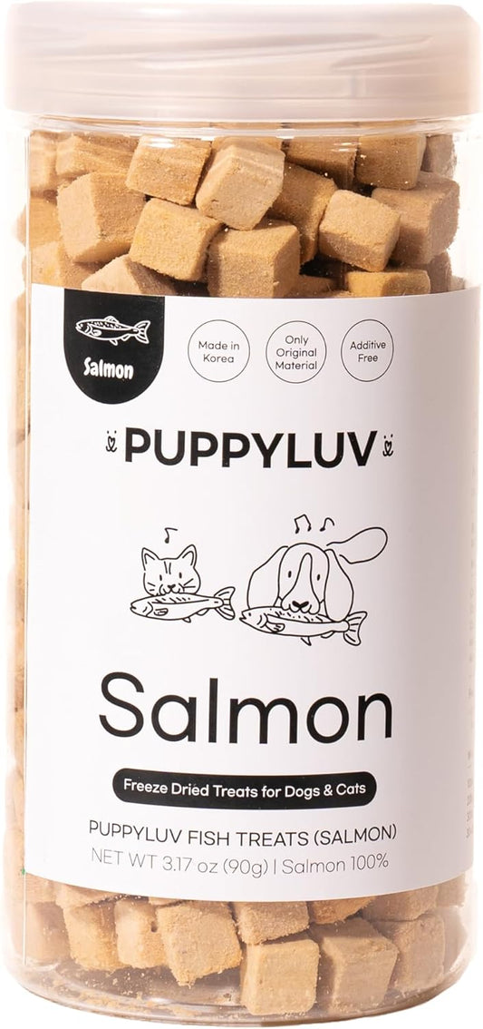 Puppyluv-Salmon-Fish-Treats-|-Natural-Freeze-Dried-&-3