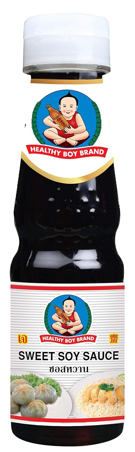 Healthy-Boy-Thai-Sweet-Soy-Sauce-(White-Label),-Mini-Bottle-6.7-Ounces,-886
