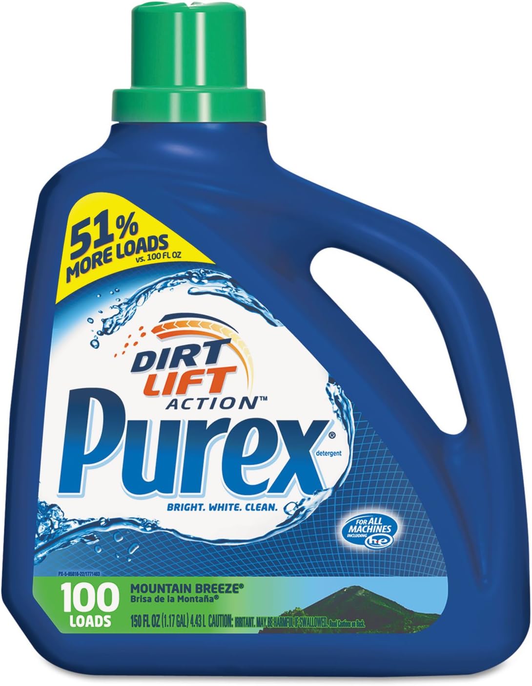Purex-Liquid-Laundry-Detergent,-Mountain-Breeze,-150-OZ,-115-Loads-1013