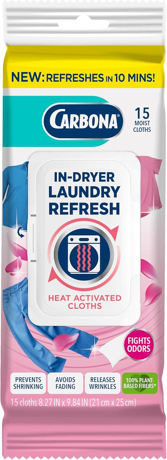 Carbona-Laundry-Refresh-Dryer-Sheets-15ct-|-Odor-Eliminator,-Wrinkle-Releaser,-Fabric-629