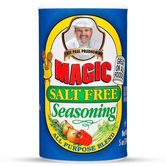 Condimento-Magic-Seasoning-Blends,-libre-de-sal-marca-Magic,-envase-5-2096