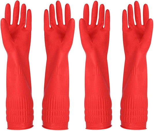 Rubber-Cleaning-Gloves-Kitchen-Dishwashing-Glove-2-Pairs-And-Cleaning-Cloth-1837
