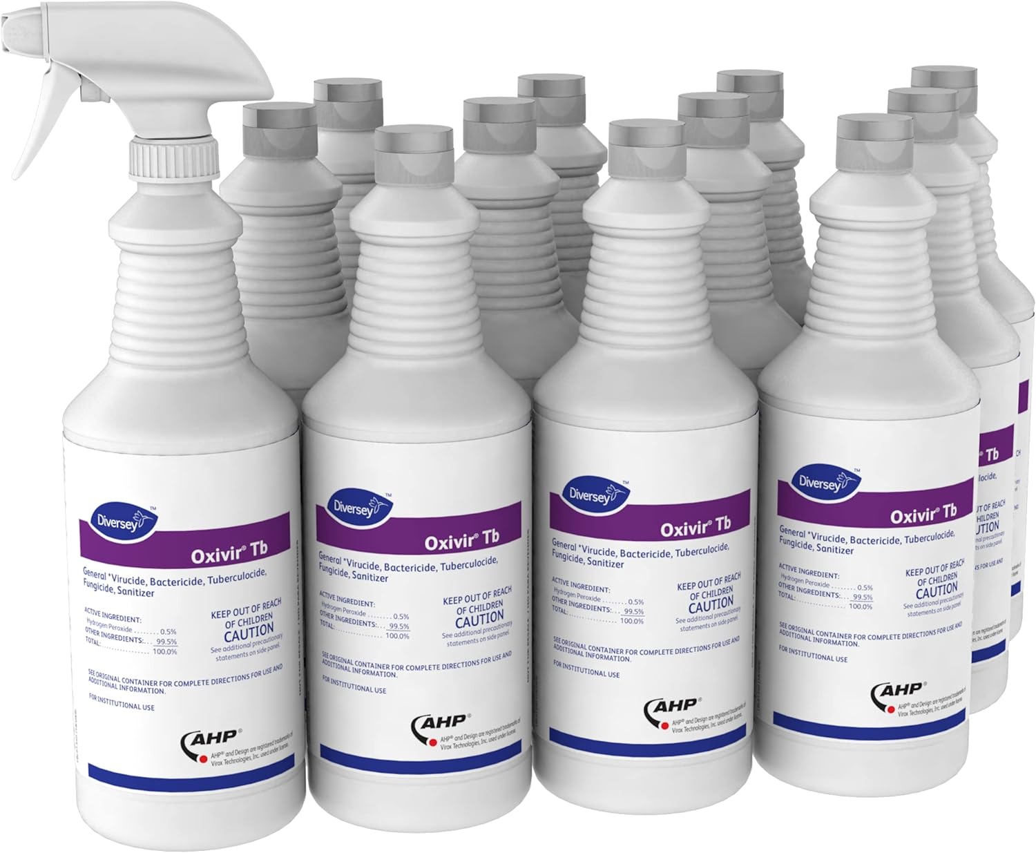 Oxivir-Diversey-4277285-Tb-Disinfectant-Cleaner,-Accelerated-Hydrogen-Peroxide,-Ready-to-Use,-949